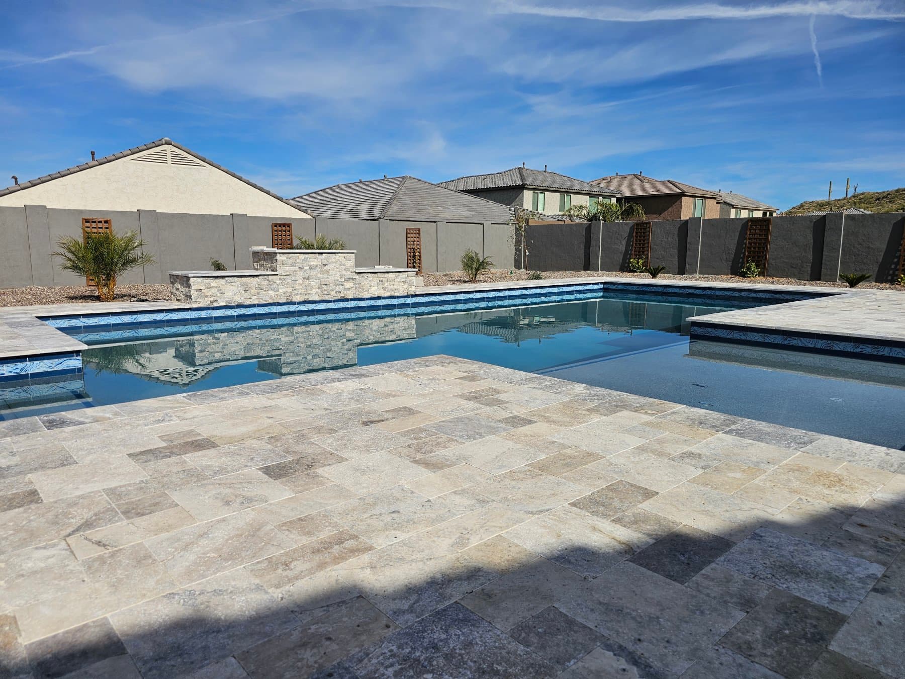 Outdoor kitchen dining pavilion